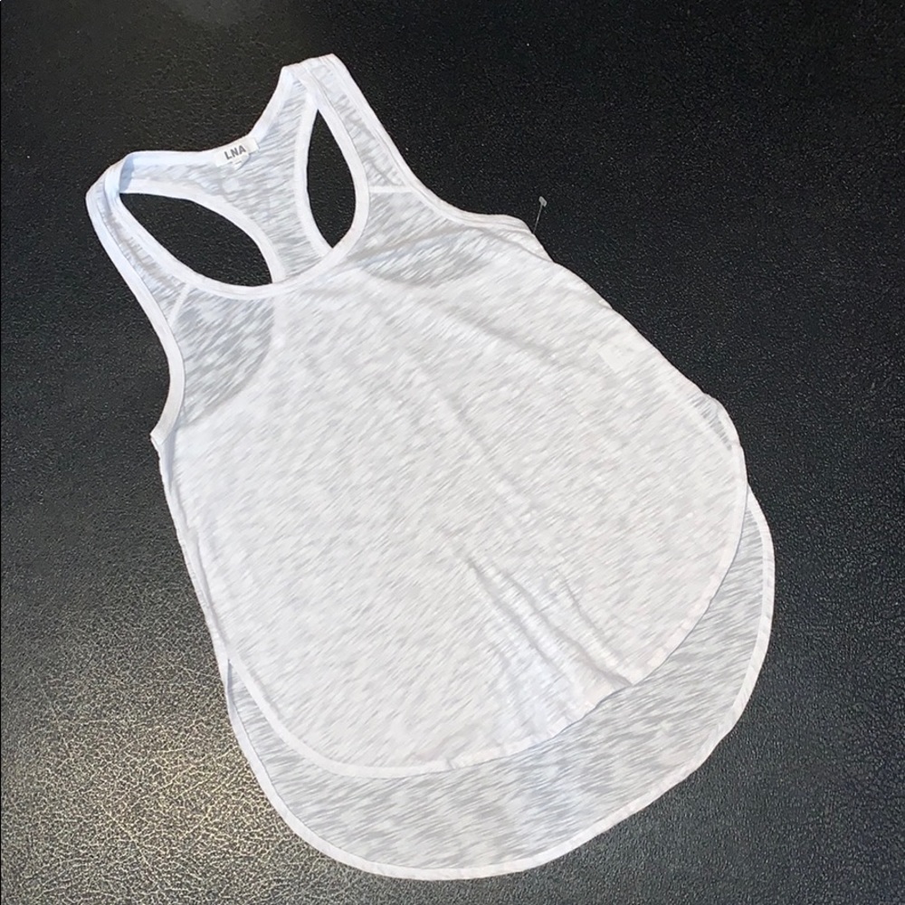 LNA XS hi lo tank top